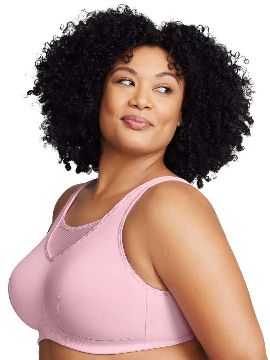Glamorise Bra 1066 - No-Bounce Camisole Sports Bra - Pink