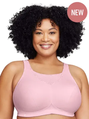 Glamorise Bra 1066 - No-Bounce Camisole Sports Bra - Pink