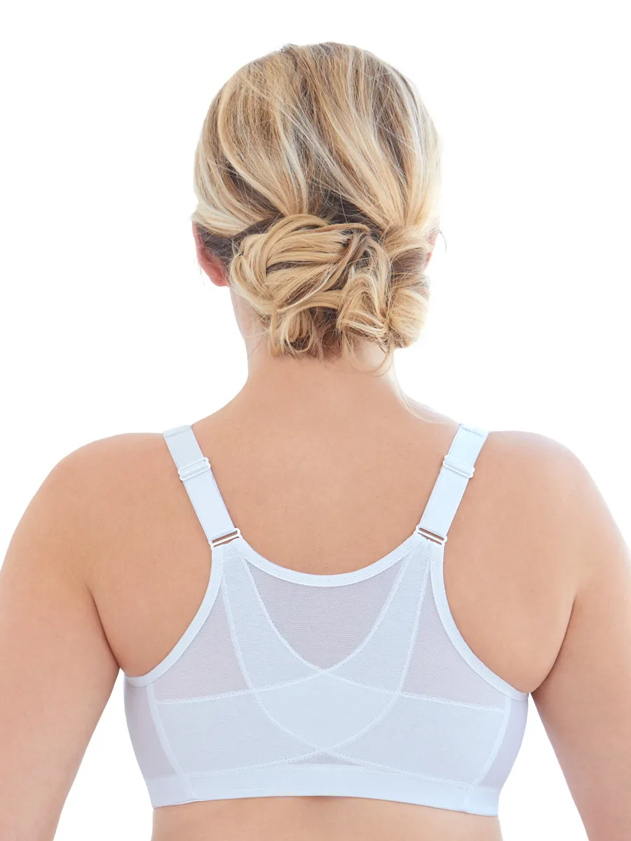 Glamorise Bra 1265 - 360 Support Front Close Posture - White