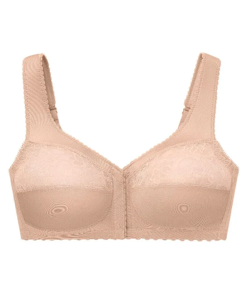 Glamorise Magiclift Front-Closure Support Wire-Free Bra - Blush