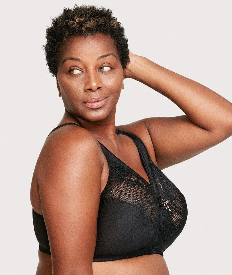 Glamorise Magiclift Minimizer Wire-Free Bra - Black