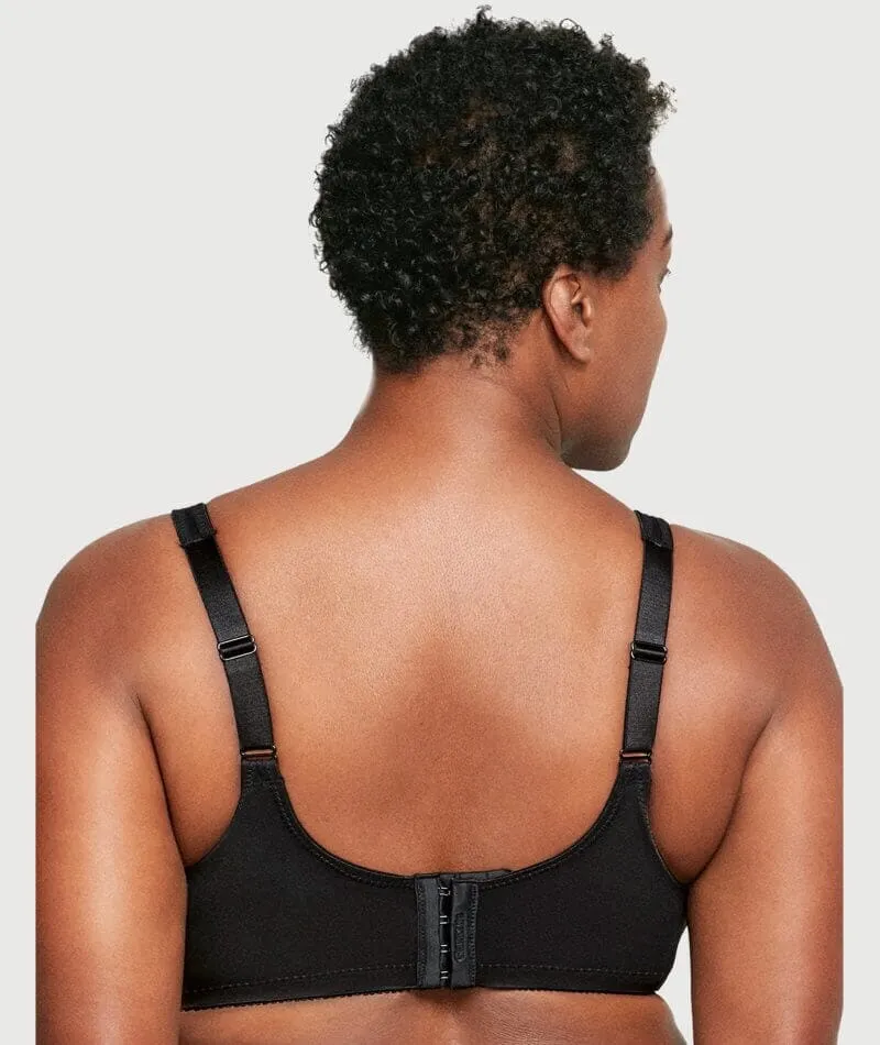 Glamorise Magiclift Minimizer Wire-Free Bra - Black