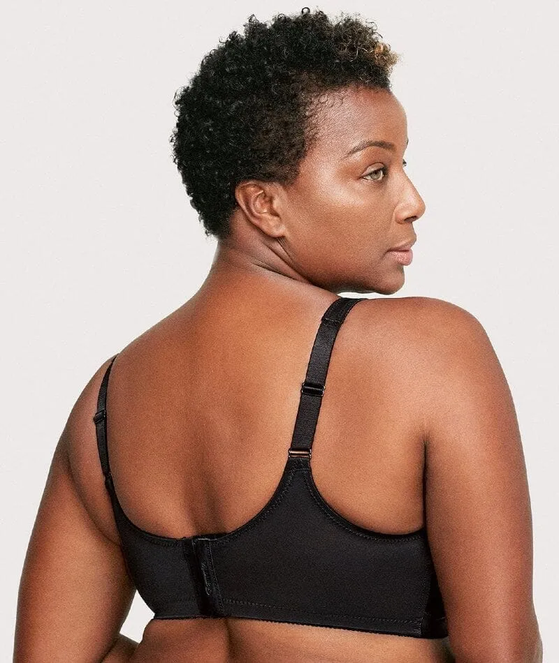 Glamorise Magiclift Minimizer Wire-Free Bra - Black