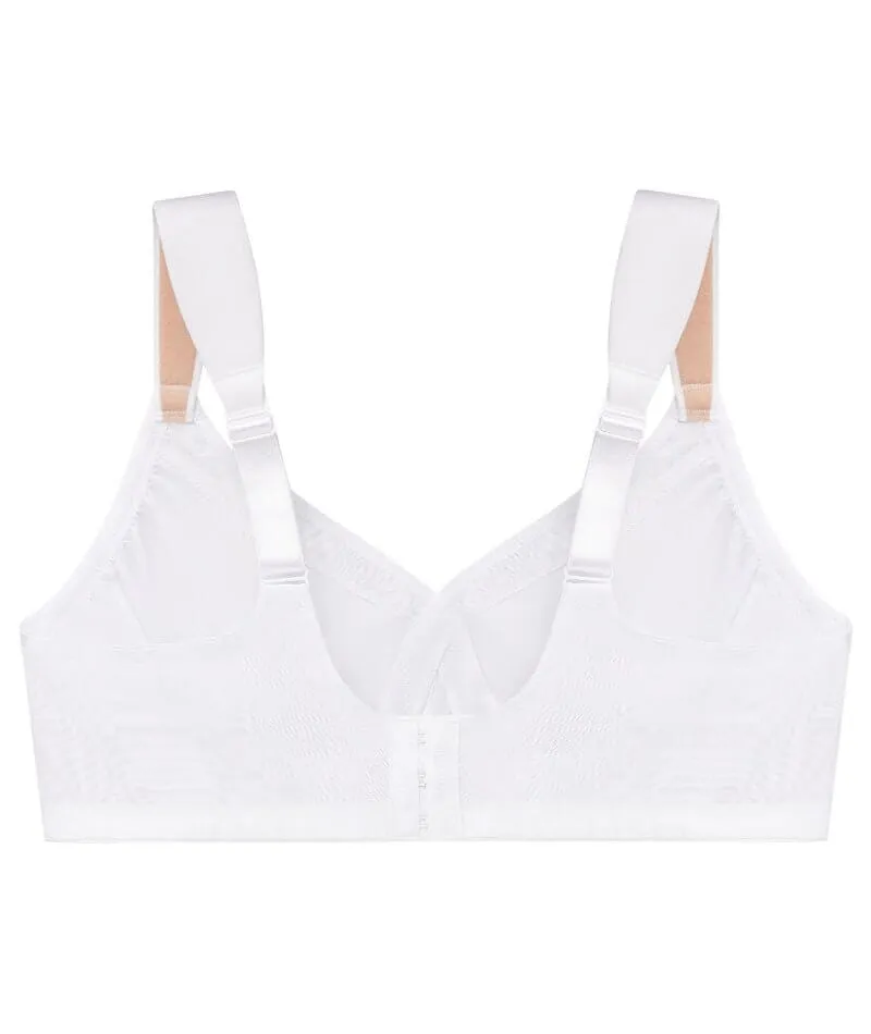Glamorise Magiclift Seamless Support Wire-Free T-Shirt Bra - White