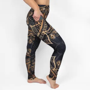Golden Mandala Leggings