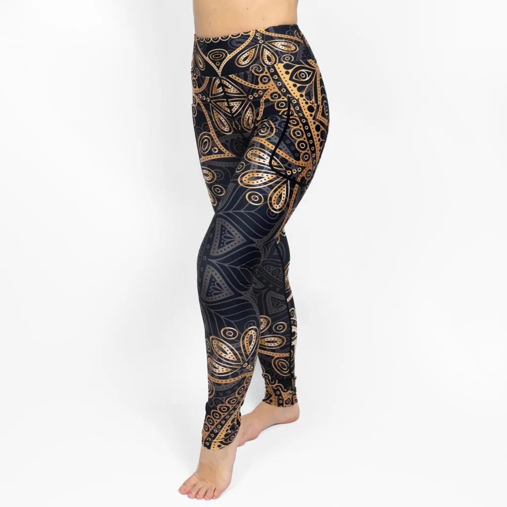 Golden Mandala Leggings