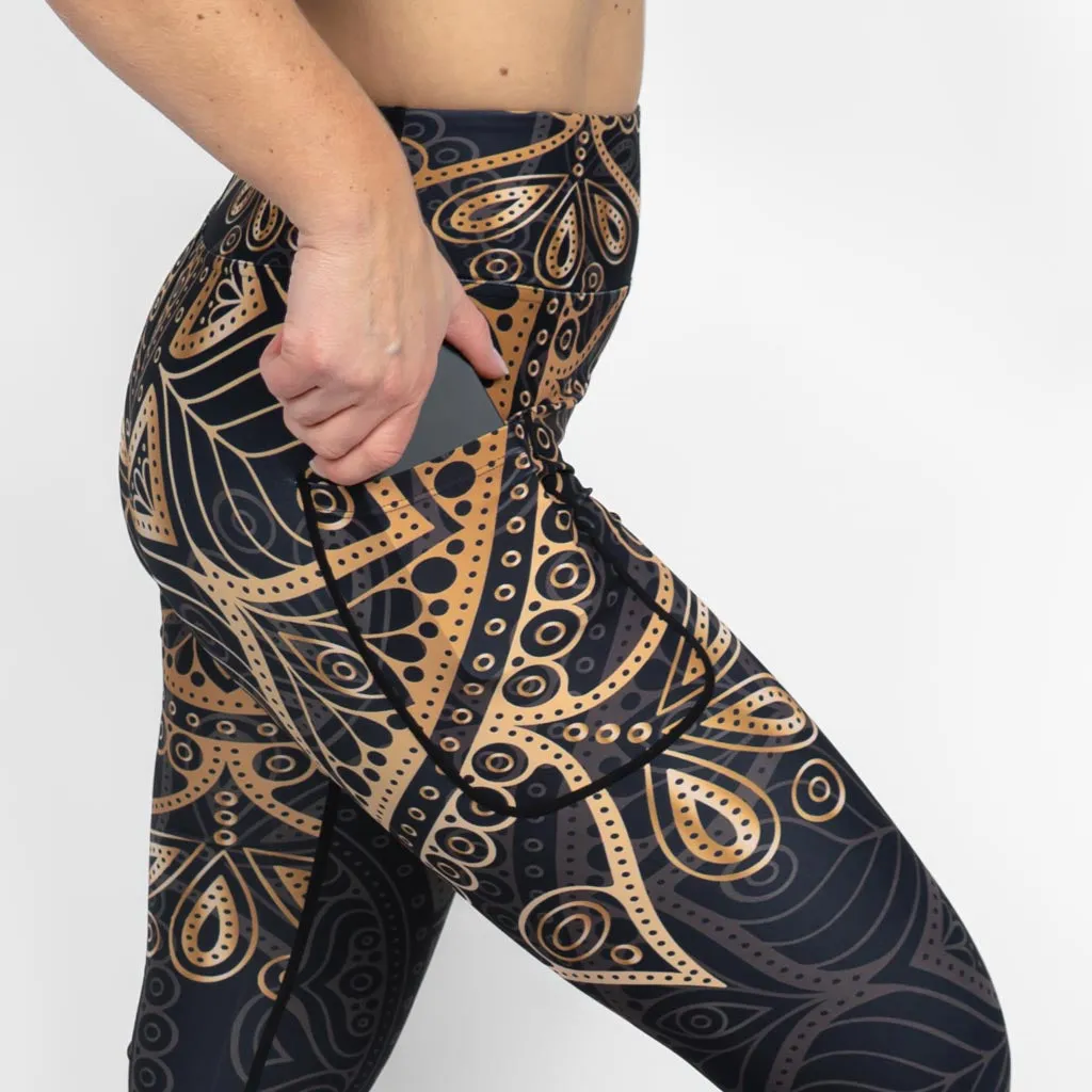 Golden Mandala Leggings
