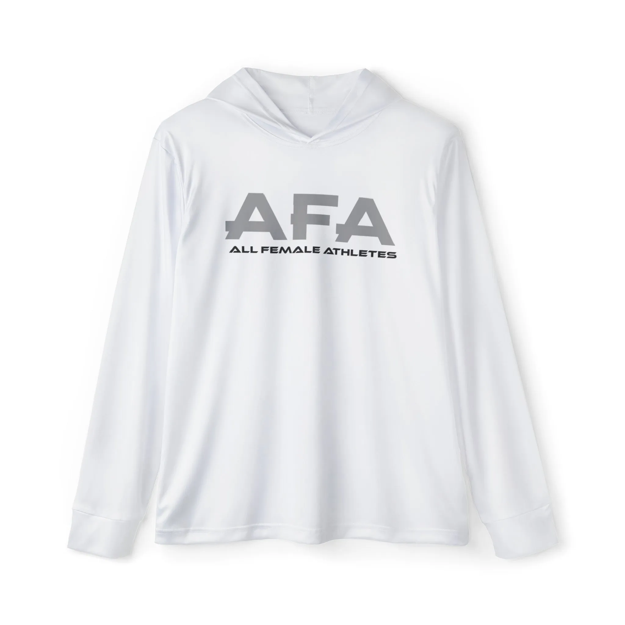 Gray All Female Athletes Men's Sports Warmup Hoodie