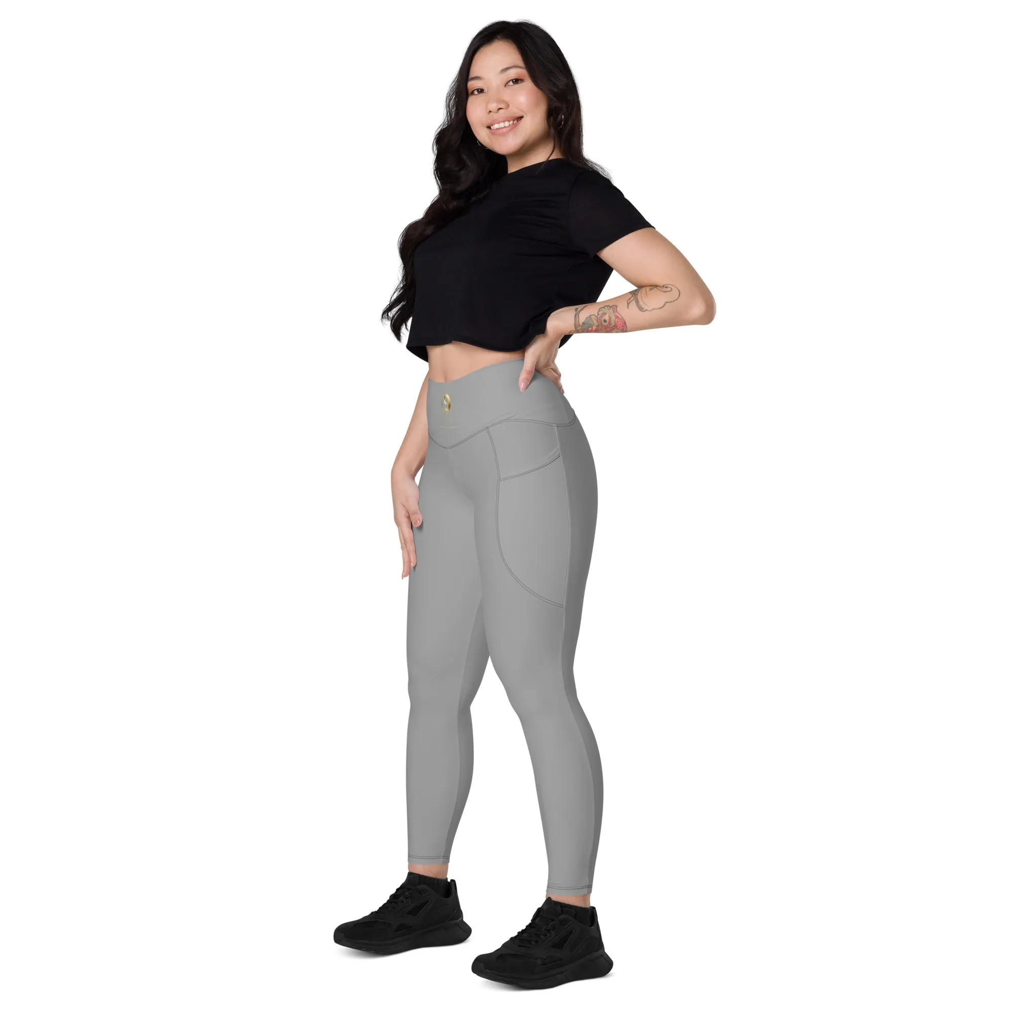 Gray Chaitanya Abara Pocket Leggings
