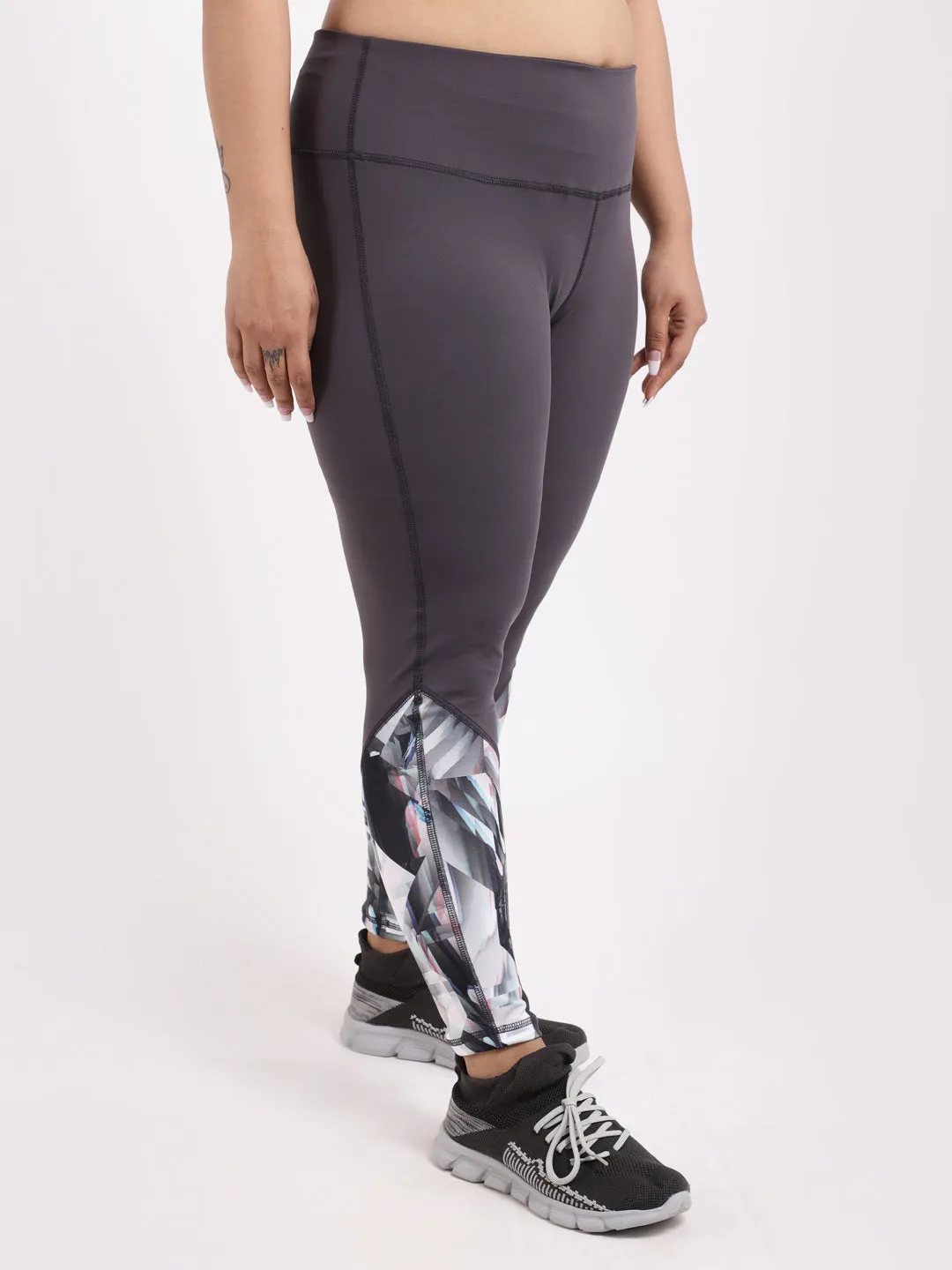 Grey Urban Style Diva Leggings