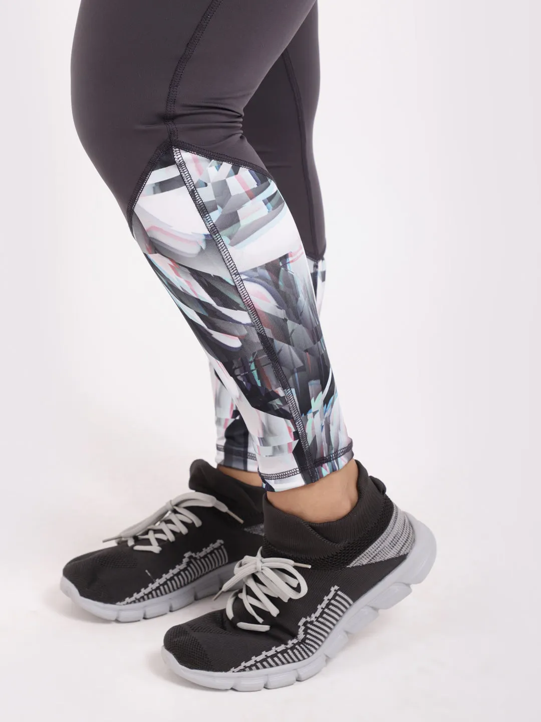 Grey Urban Style Diva Leggings