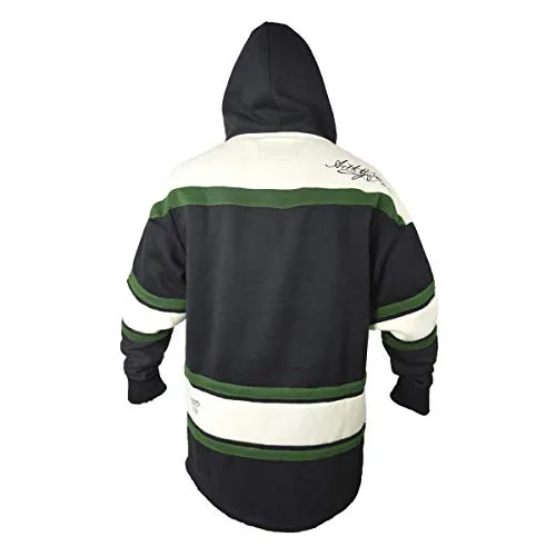Guinness Hooded Ice Hockey Jerseys for Men | Soft-Cotton Irish Hockey Jersey | Perfect Hockey Hoodie for Everyday wear Green