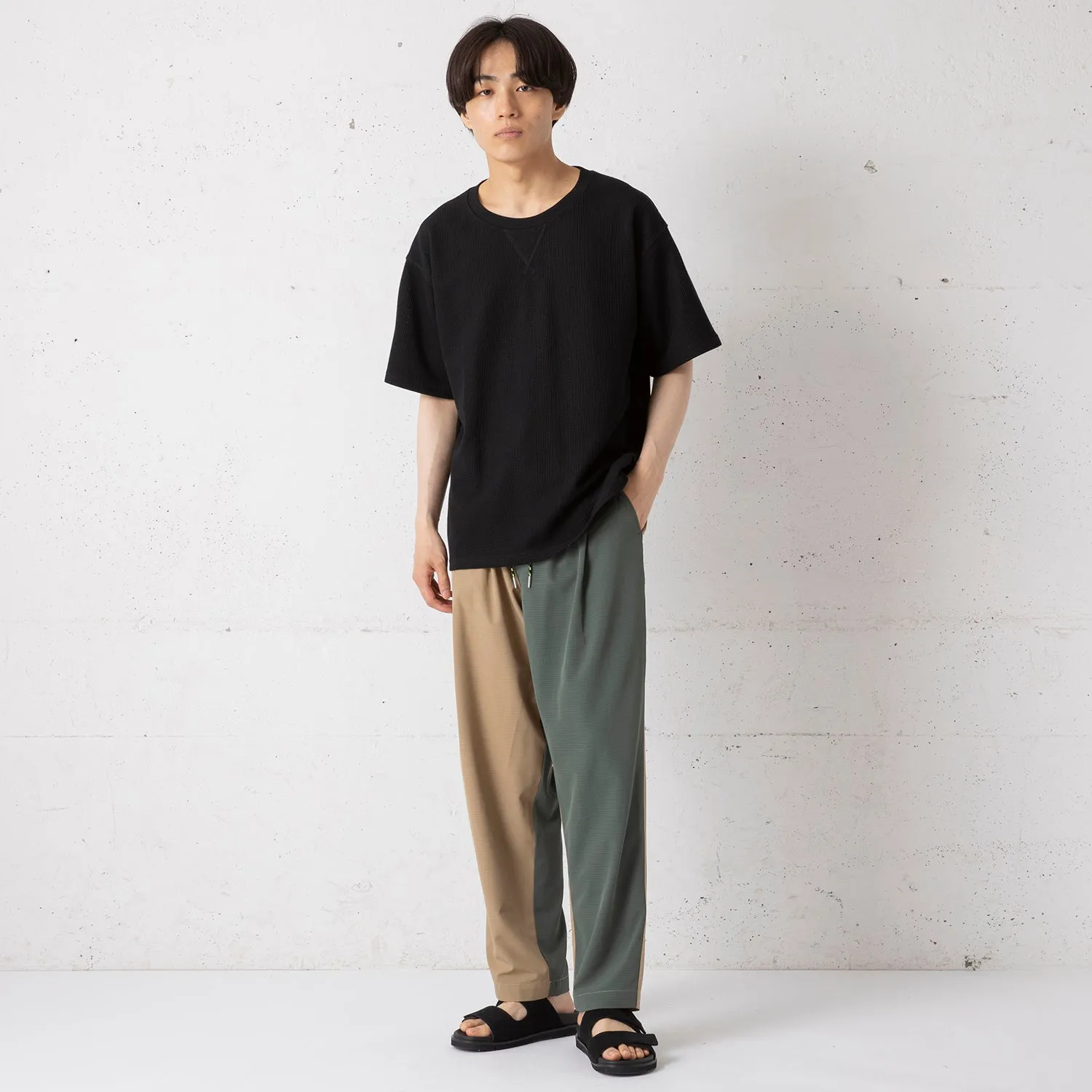 gym master | ジムマスター　“Ultra-Light GRID”ストレッチ2タックロングパンツ
