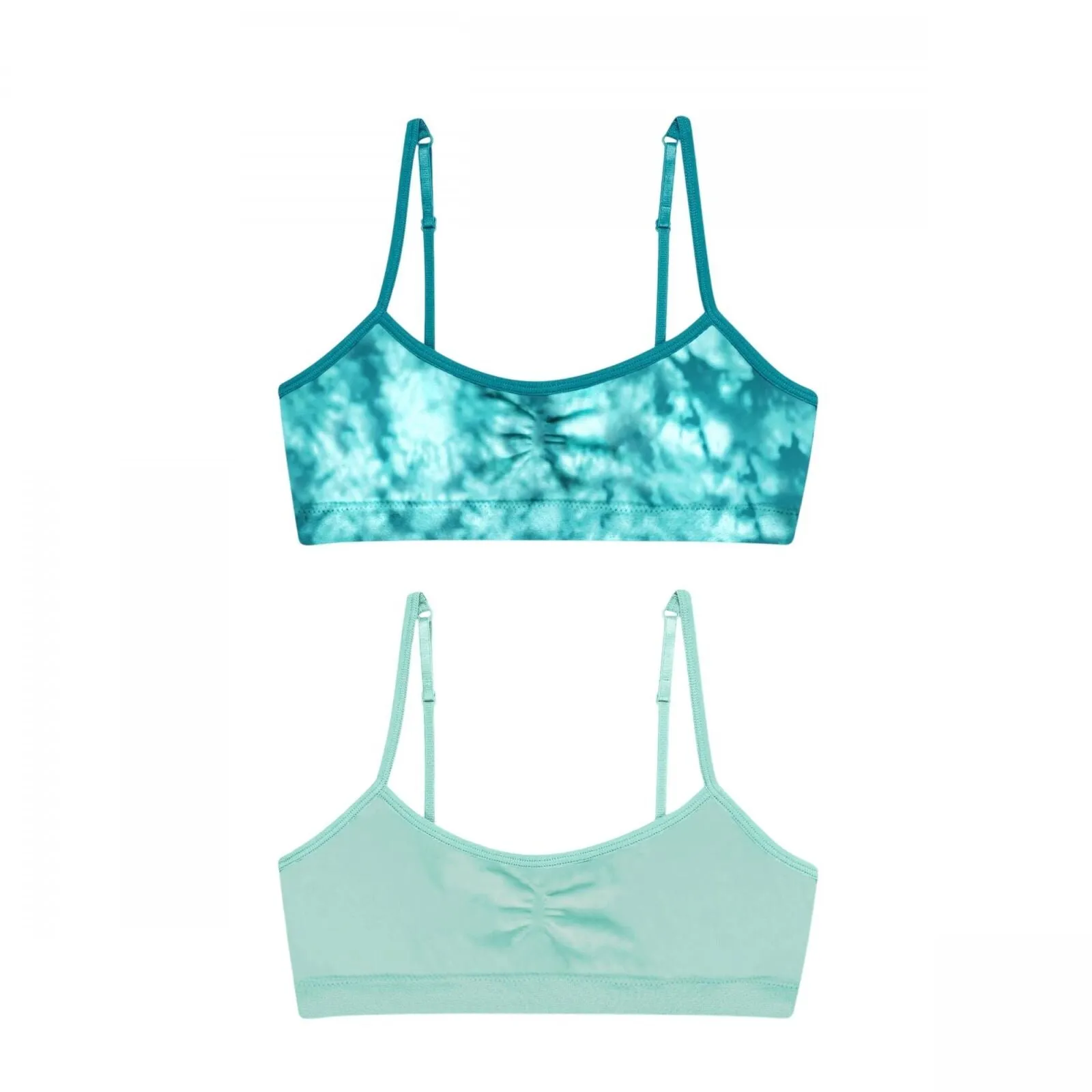 Hanes Girls 2pk Seamless Molded Wirefree Bra 53239414