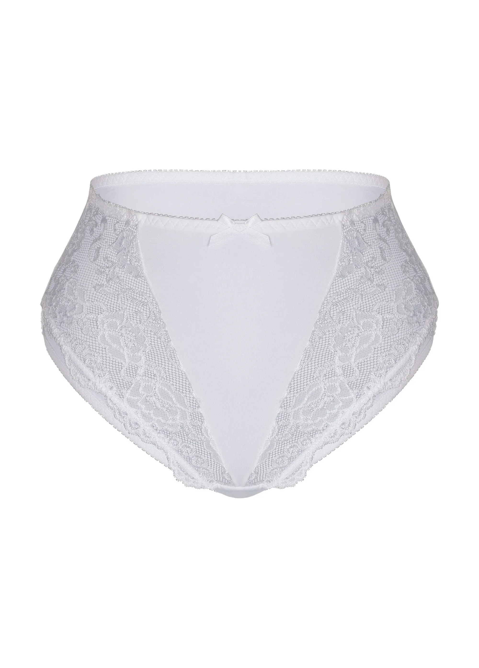 High panties with lace