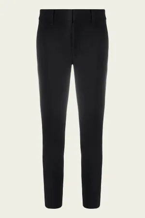 High Rise Cigarette Pant in Black