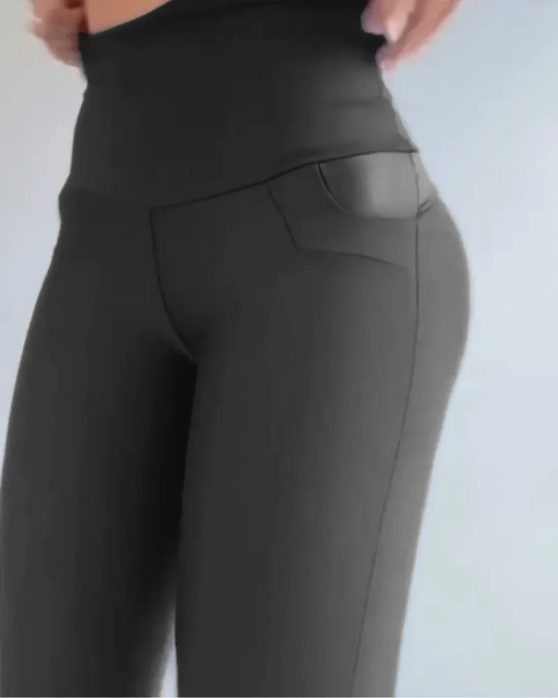 High Waist Tummy Control Fashion Leggings