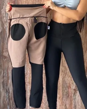 High Waist Tummy Control Fashion Leggings