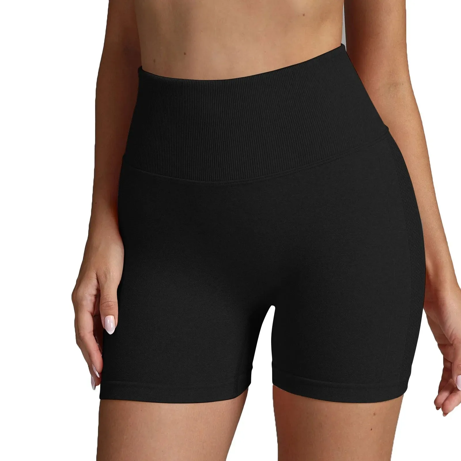 High Waist Workout Push-Up Shorts