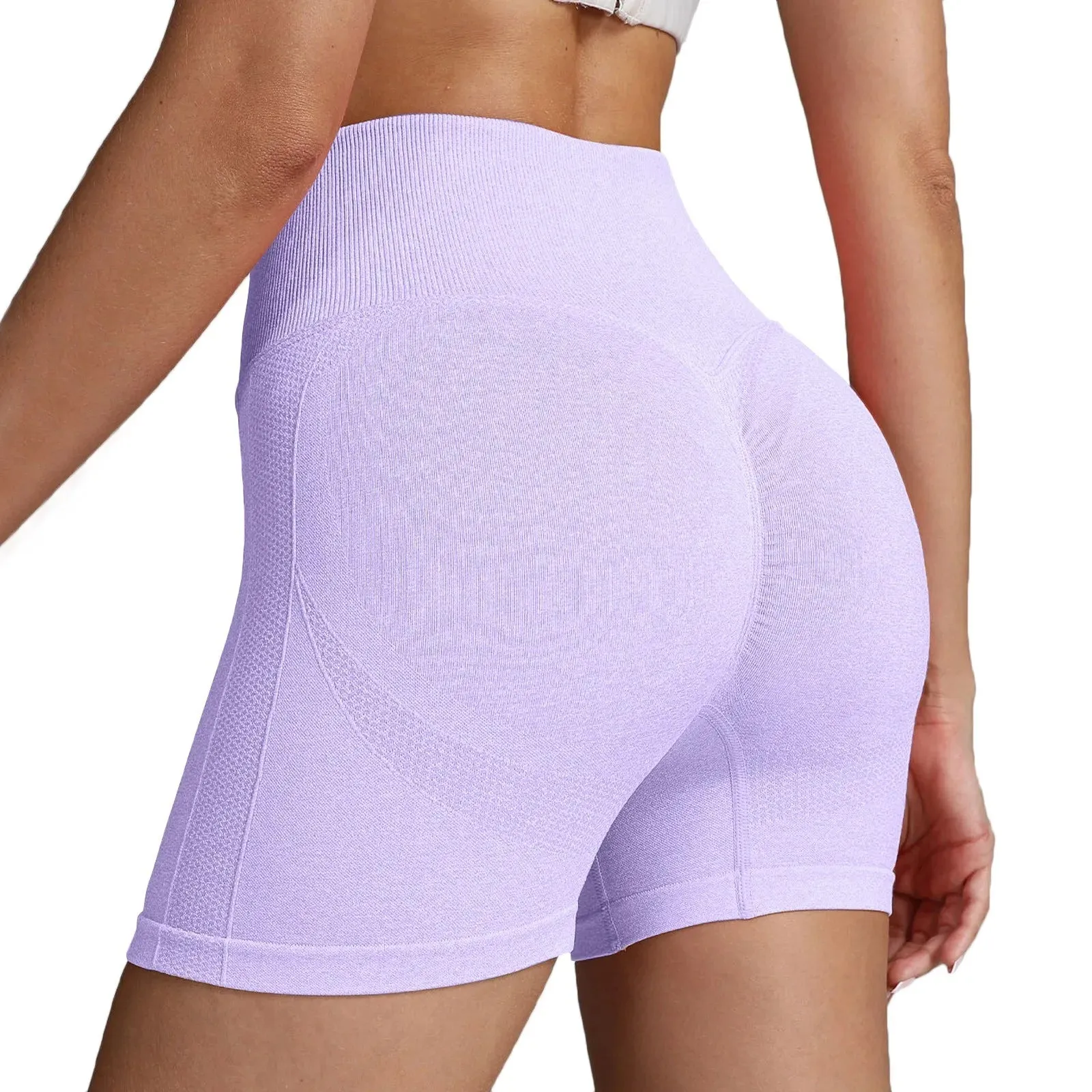 High Waist Workout Push-Up Shorts