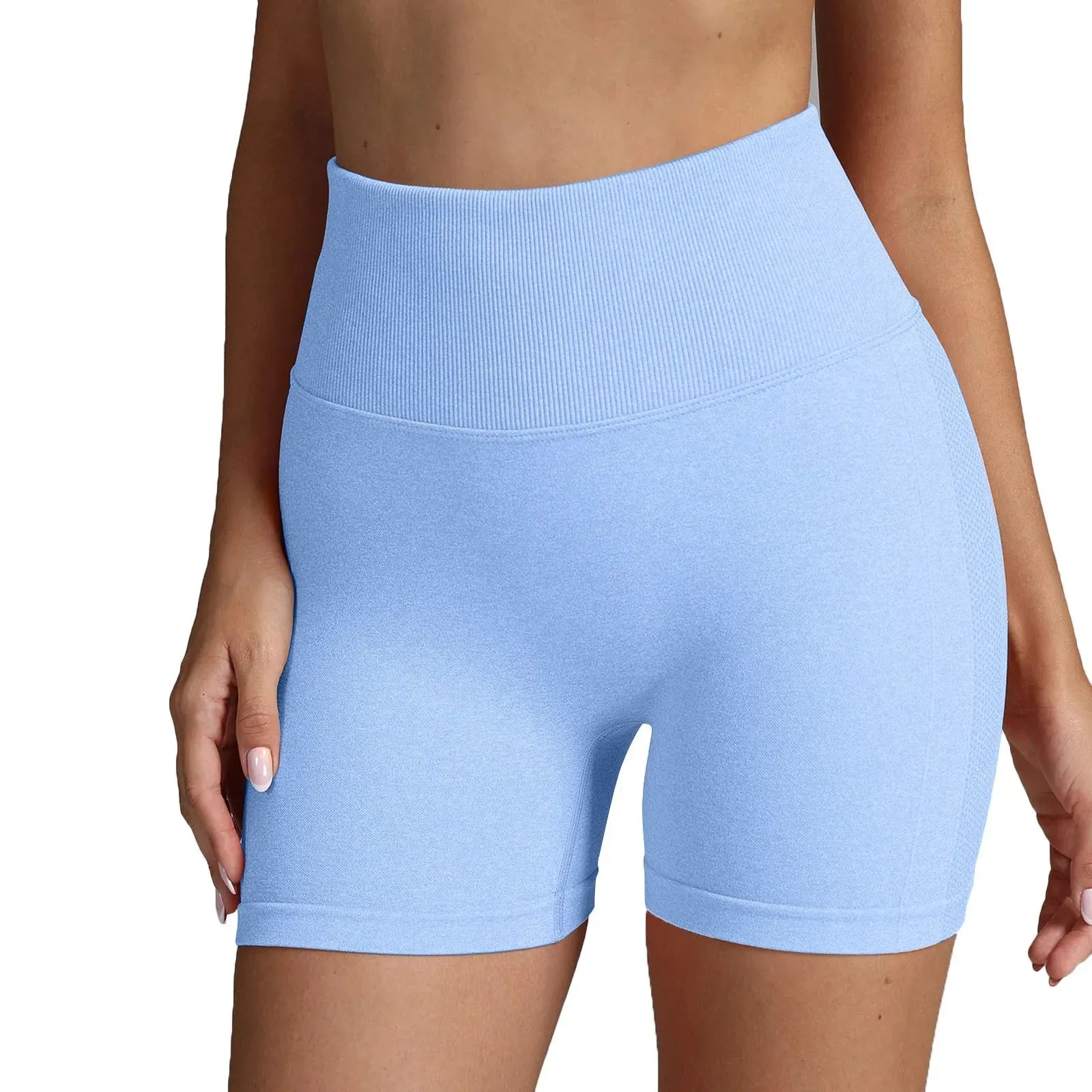 High Waist Workout Push-Up Shorts