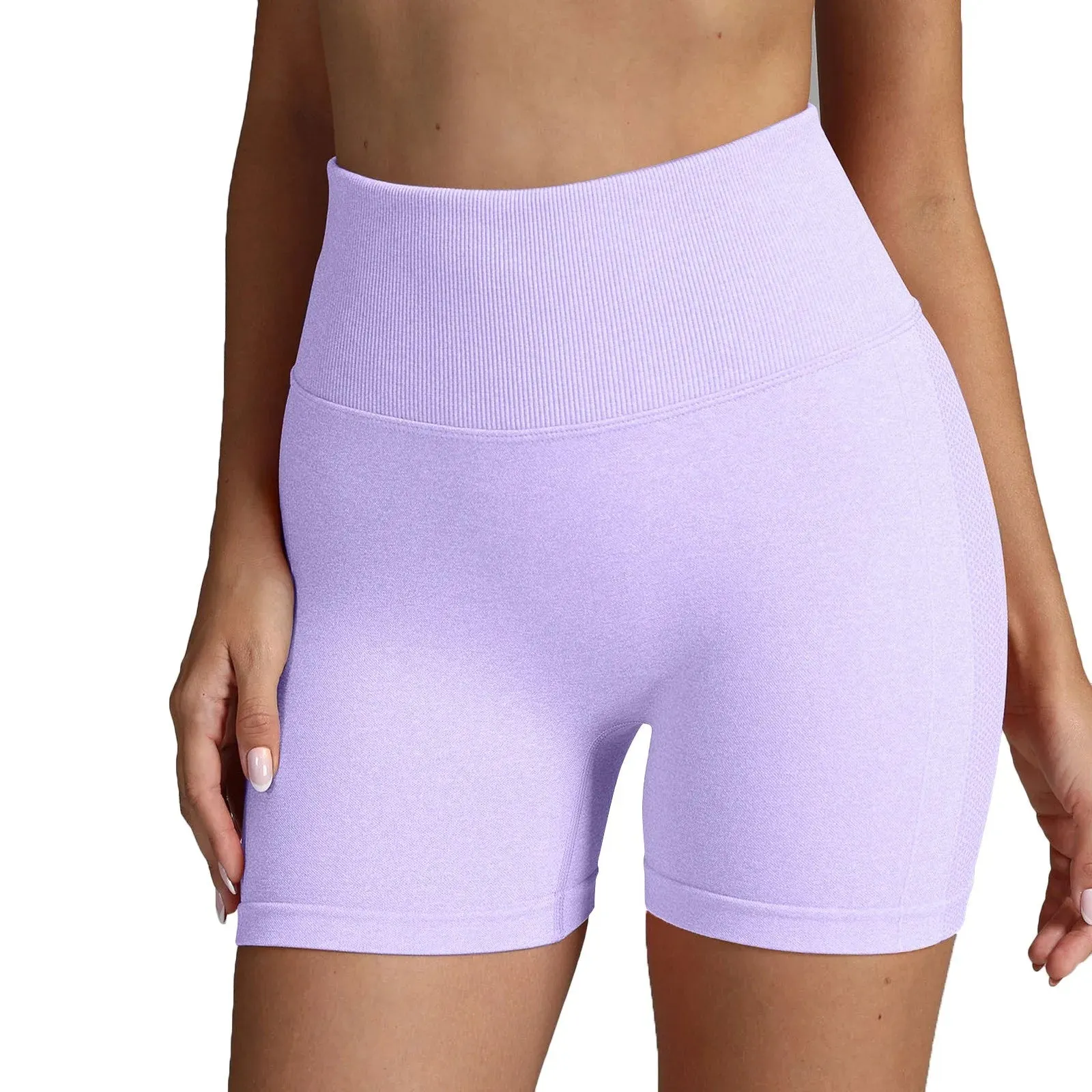 High Waist Workout Push-Up Shorts