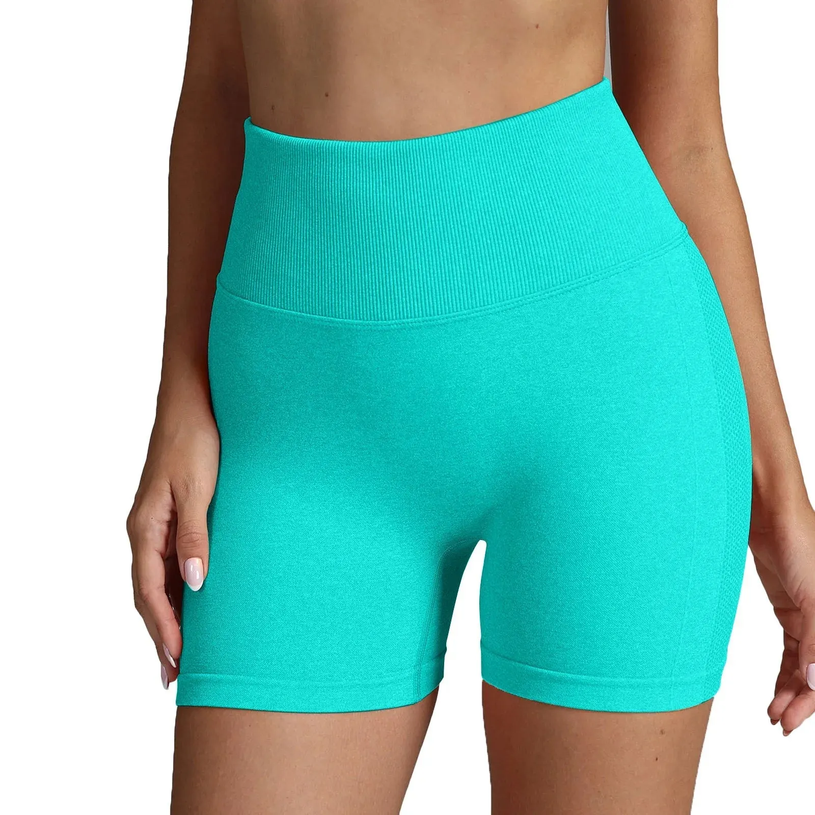 High Waist Workout Push-Up Shorts