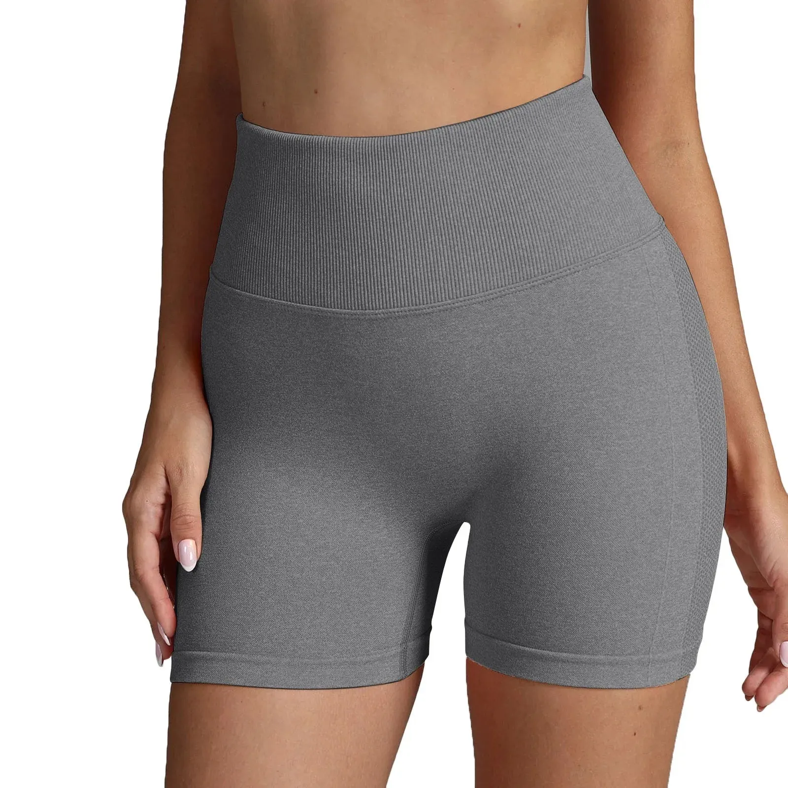 High Waist Workout Push-Up Shorts