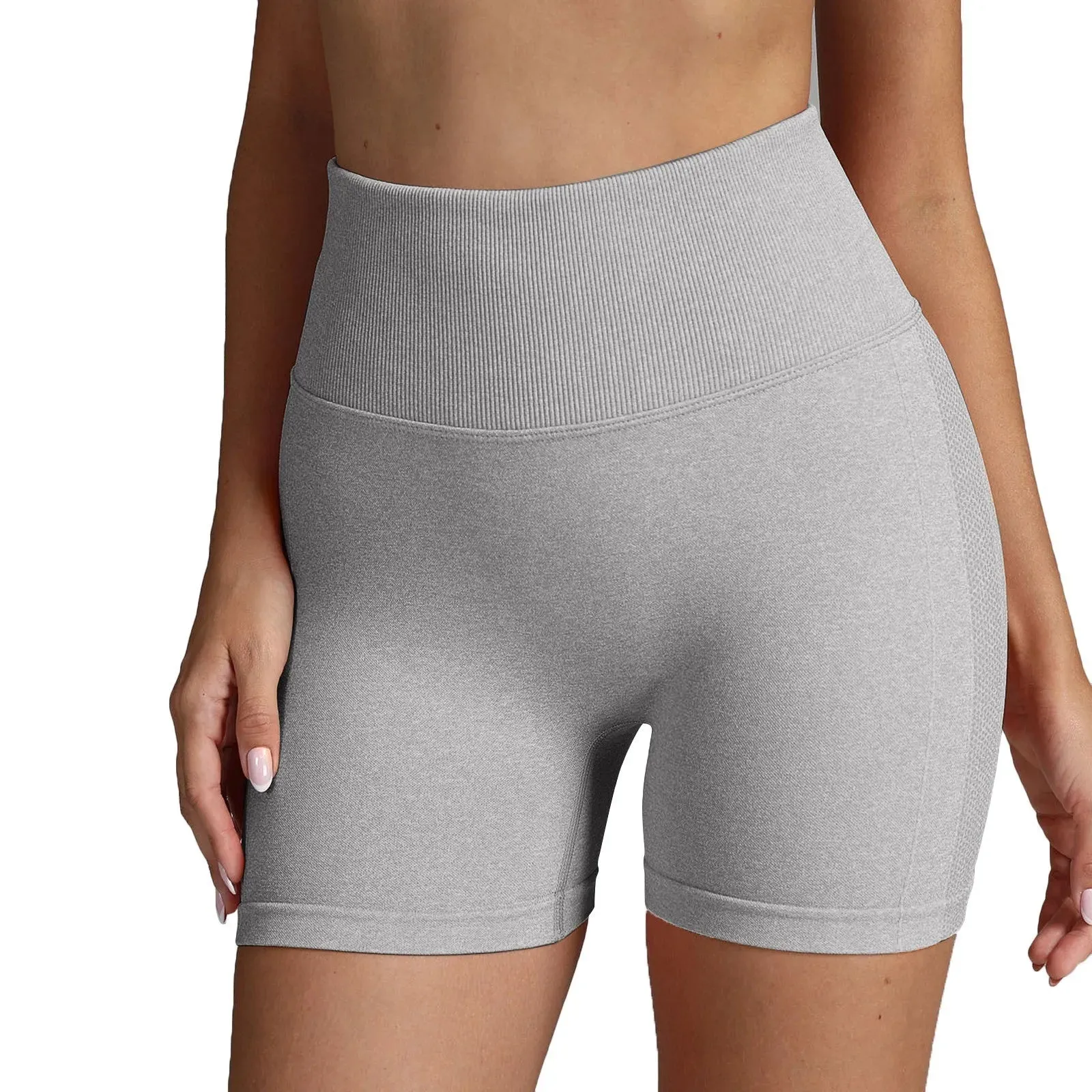High Waist Workout Push-Up Shorts