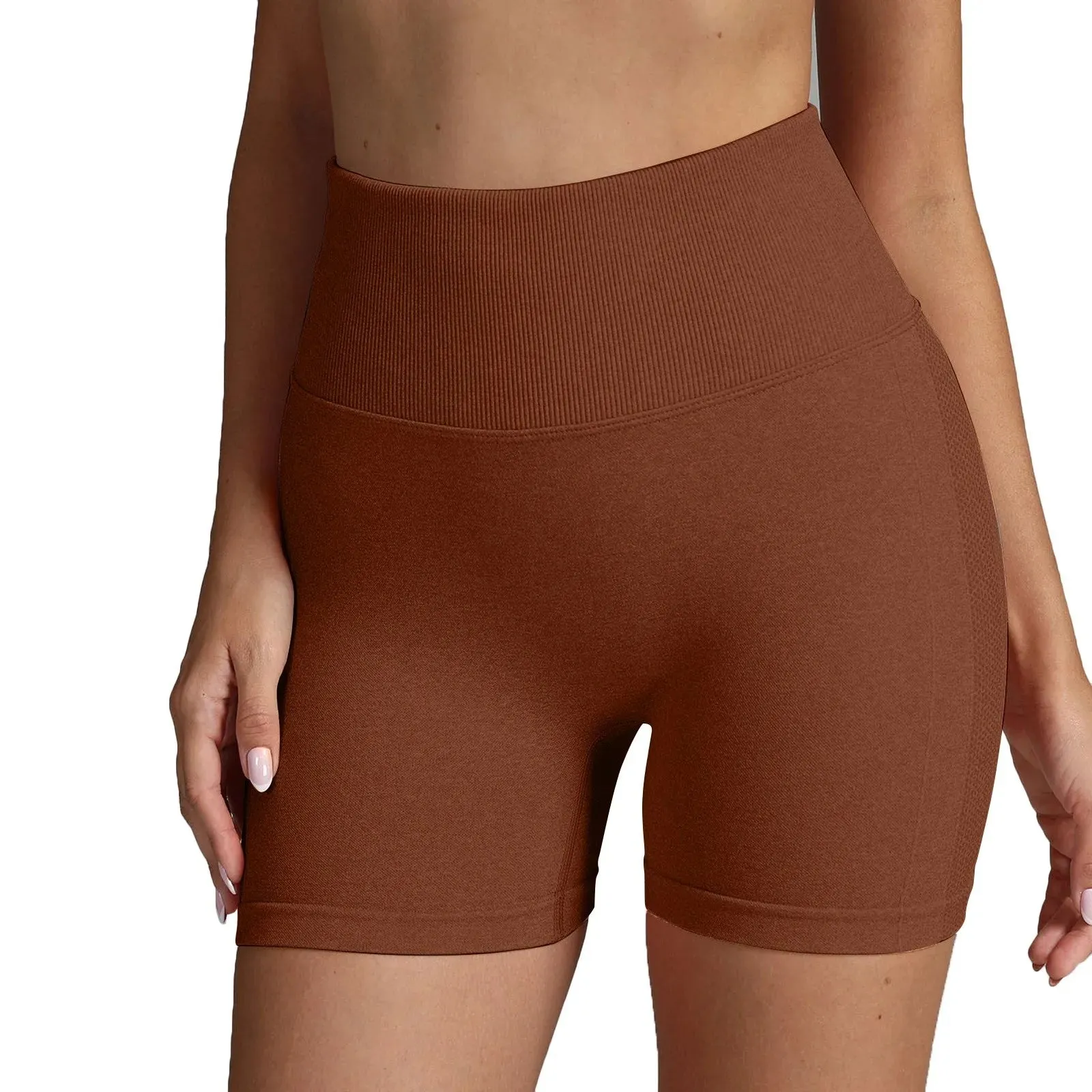 High Waist Workout Push-Up Shorts