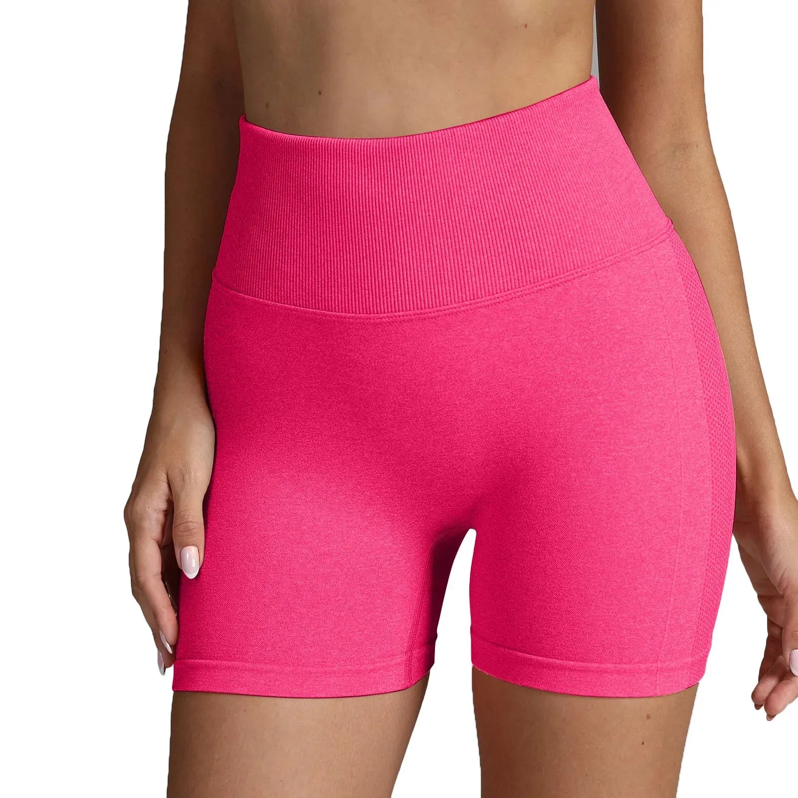High Waist Workout Push-Up Shorts
