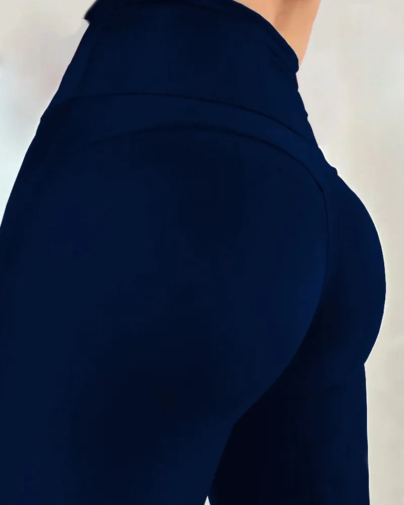 High-Waisted Tummy-Controlling Buttocks-Lifting Body-Shaping Leggings