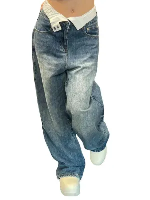High-waisted wide-leg Eglantine jeans