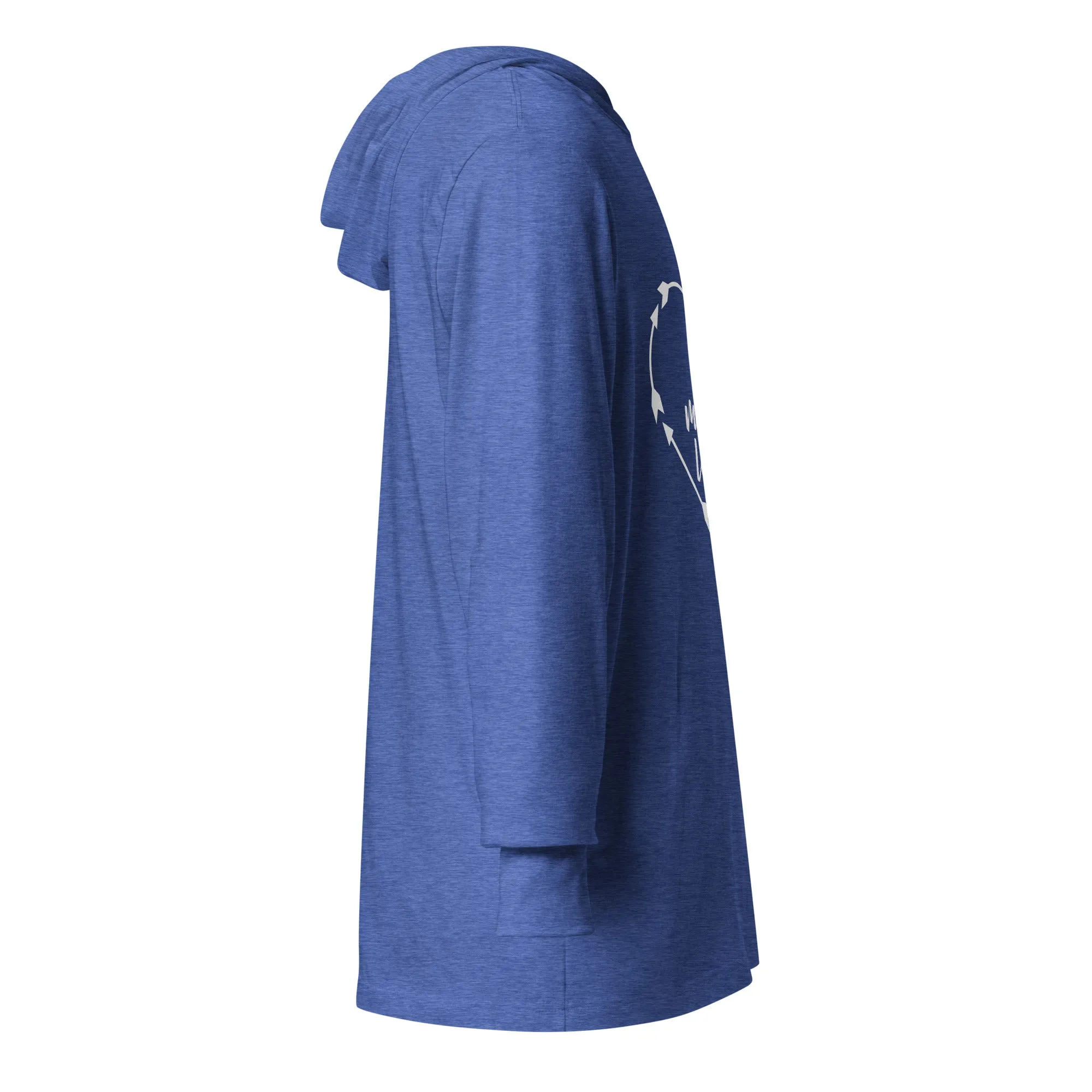 Hooded long-sleeve tee