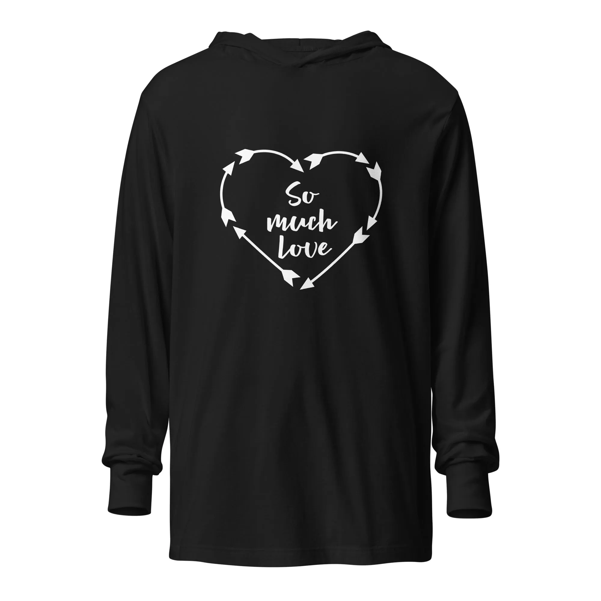 Hooded long-sleeve tee