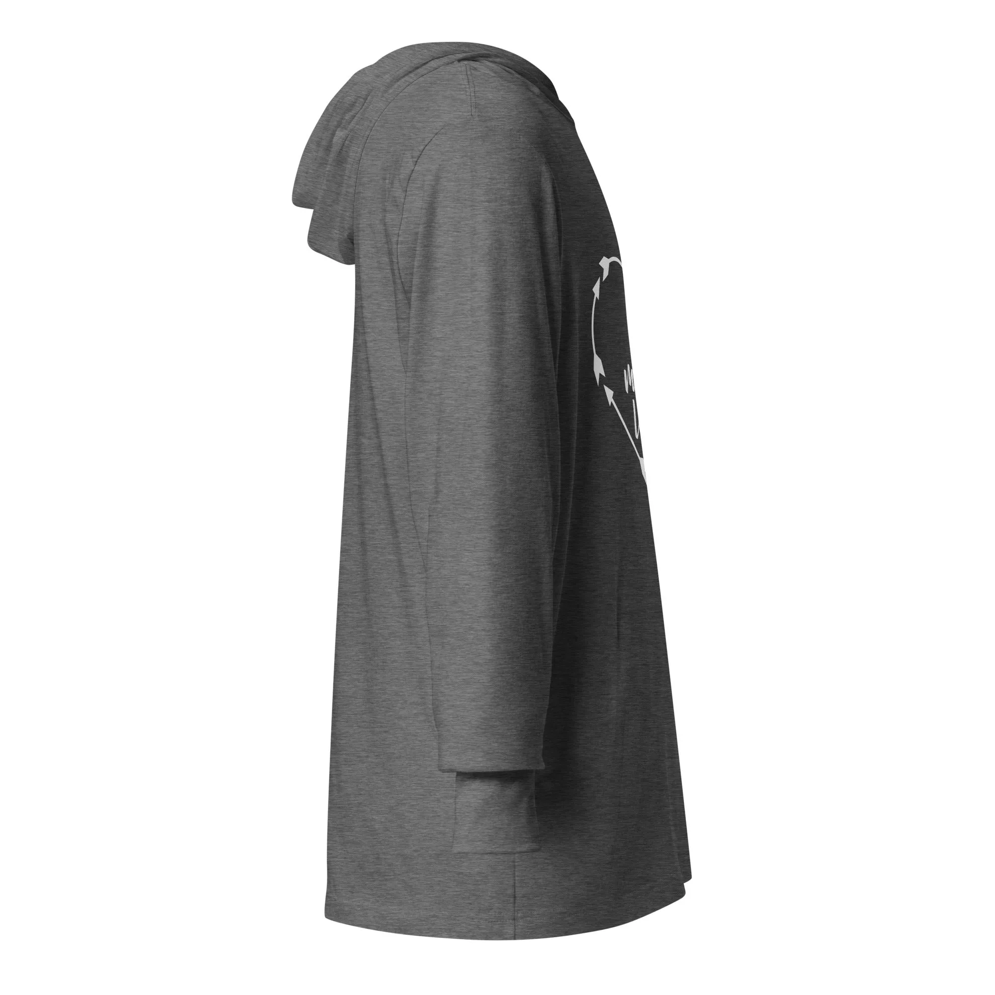 Hooded long-sleeve tee