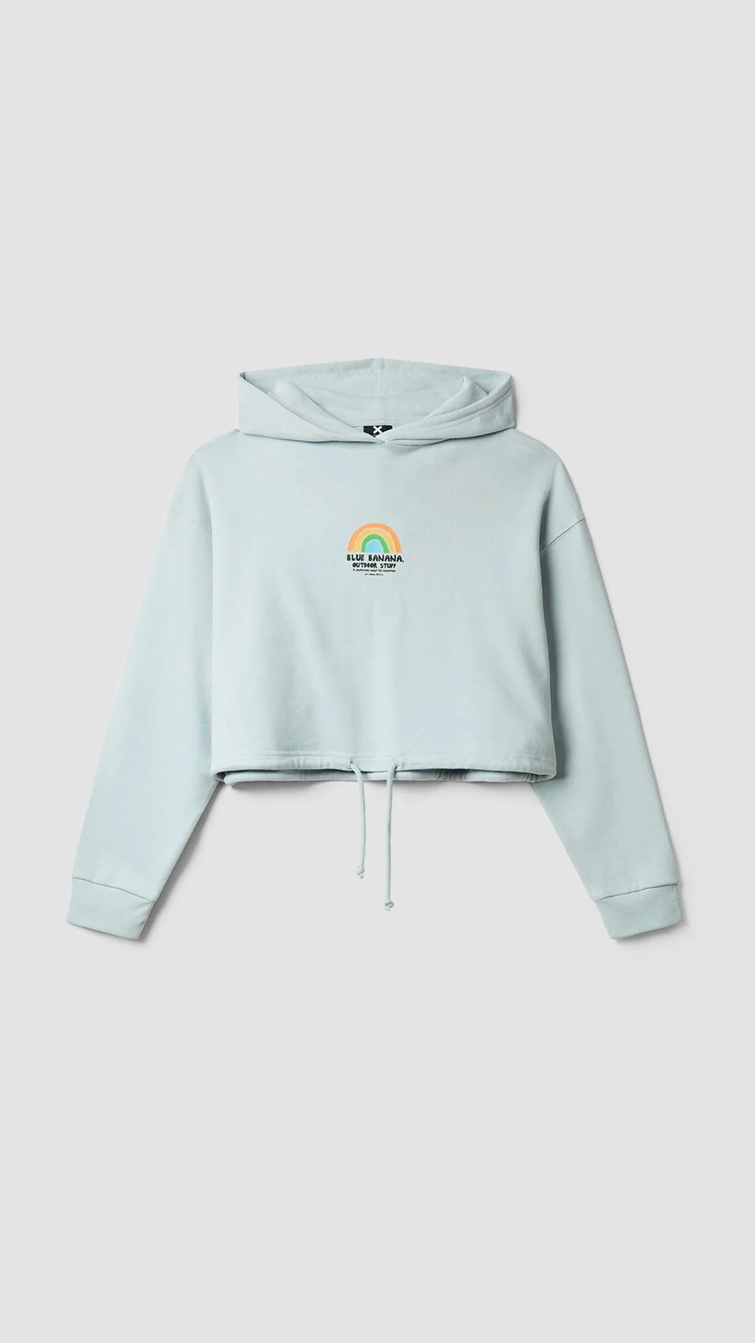 HOODIE MUJER RAINBOW ICE BLUE