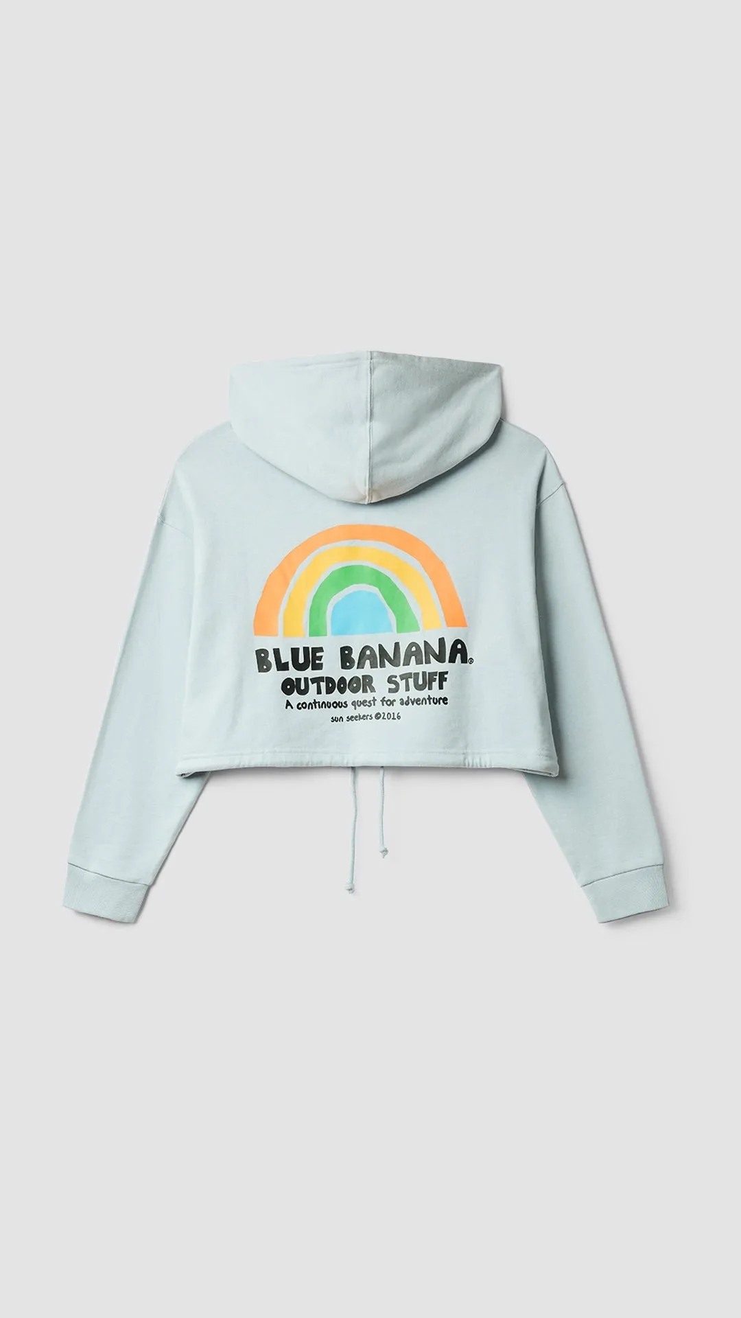 HOODIE MUJER RAINBOW ICE BLUE