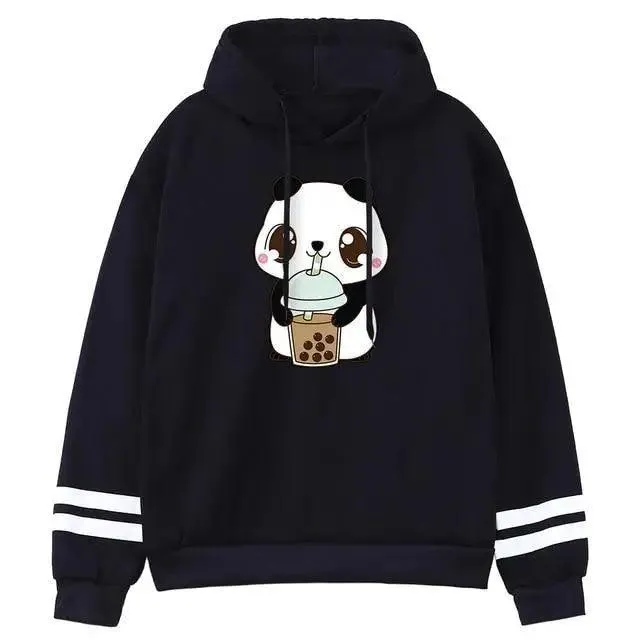 Hoody Little Print Hoodie Streetwear Cute Winter Clothes Women's Oversized Loose Sweatshirts Women Hoodies for Women Cute Fashion Sweatshirts Hoodie for Teen Oversized Hoodie