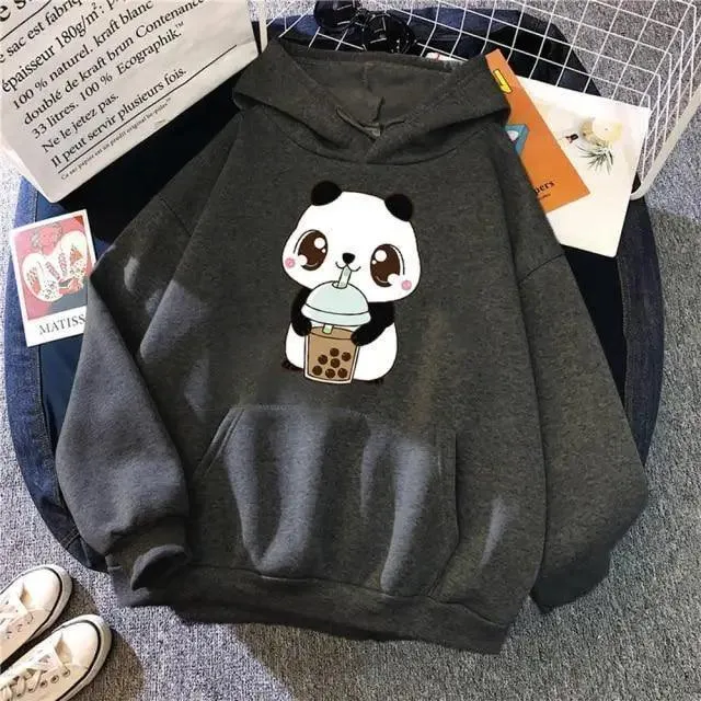 Hoody Little Print Hoodie Streetwear Cute Winter Clothes Women's Oversized Loose Sweatshirts Women Hoodies for Women Cute Fashion Sweatshirts Hoodie for Teen Oversized Hoodie