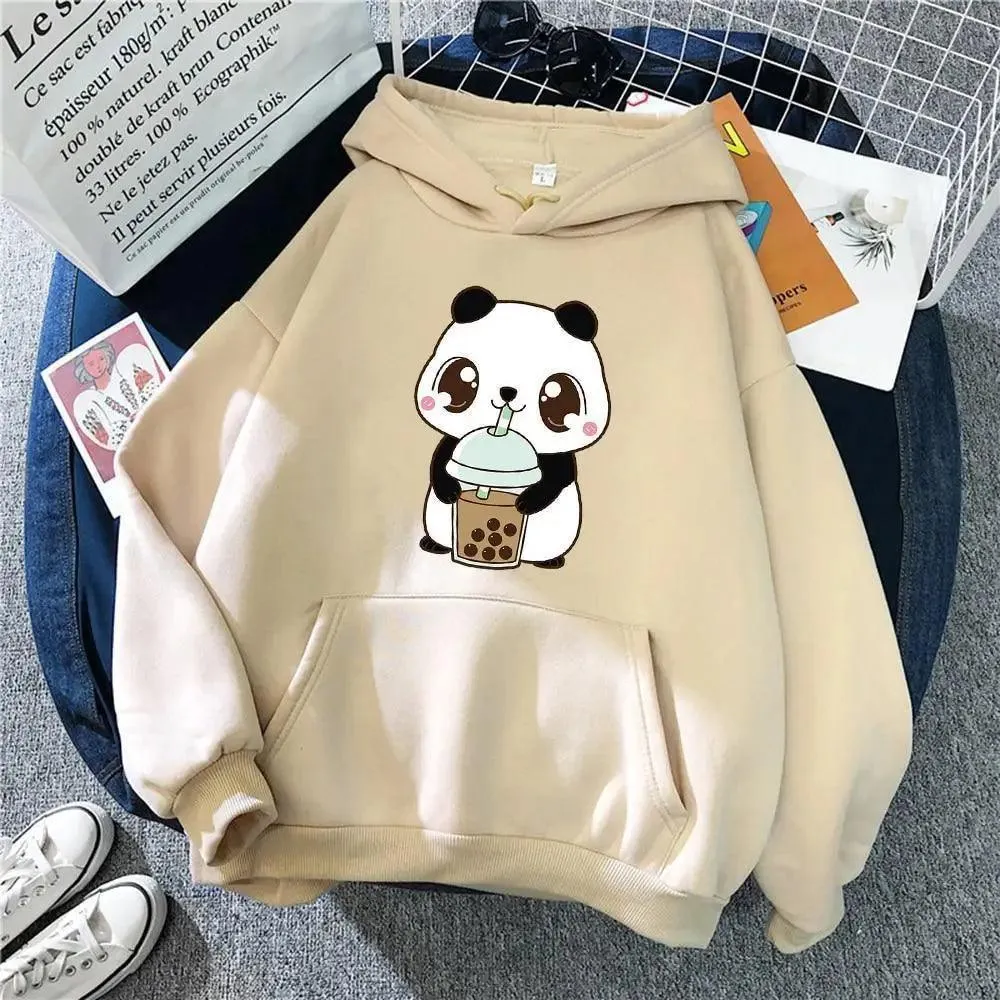 Hoody Little Print Hoodie Streetwear Cute Winter Clothes Women's Oversized Loose Sweatshirts Women Hoodies for Women Cute Fashion Sweatshirts Hoodie for Teen Oversized Hoodie