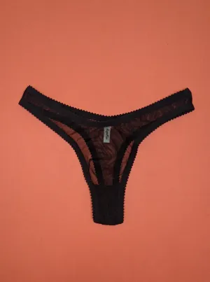 Hopeless: Cheryl Mesh Thong - XXL