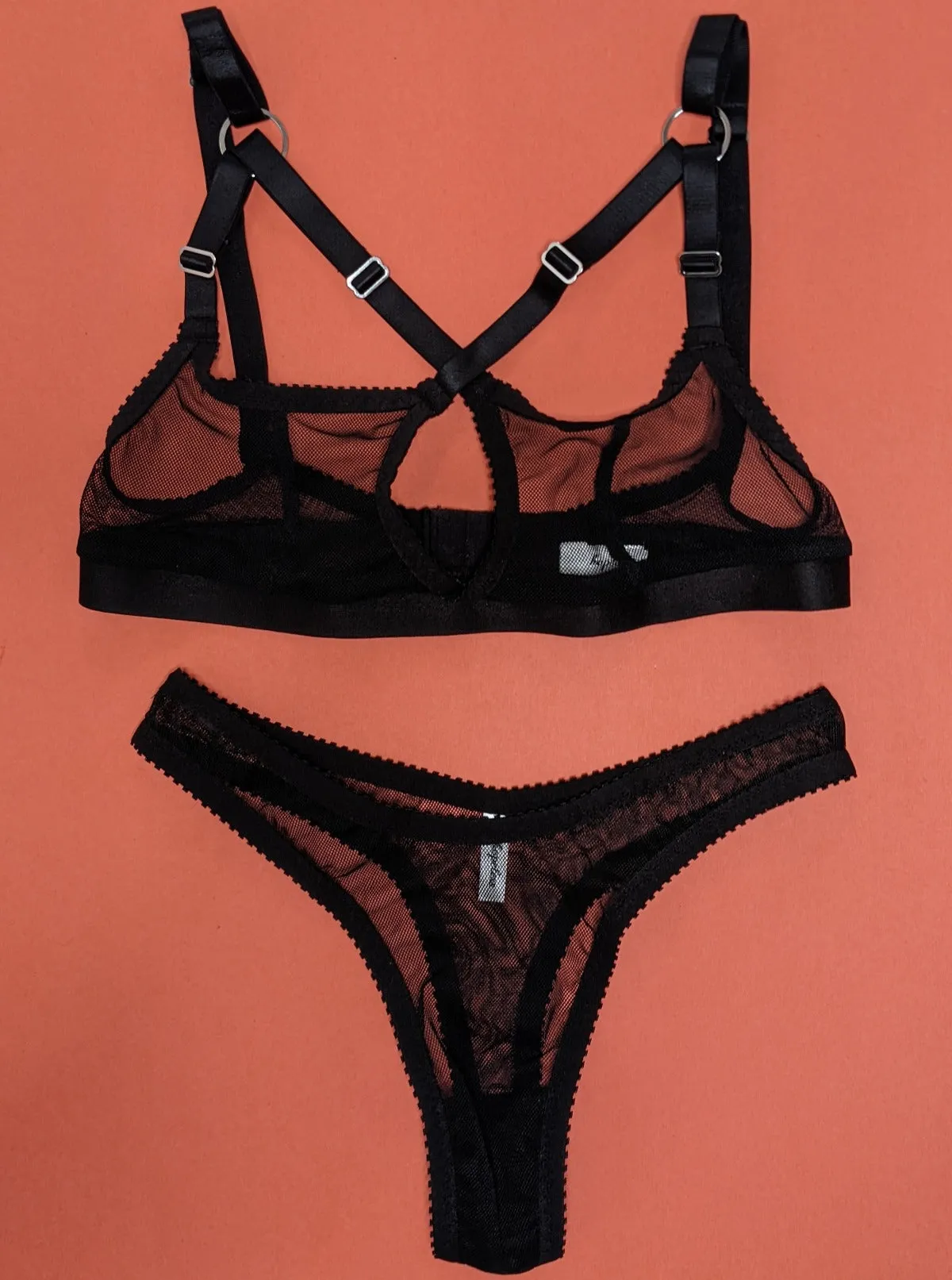 Hopeless: Cheryl Mesh Thong - XXL