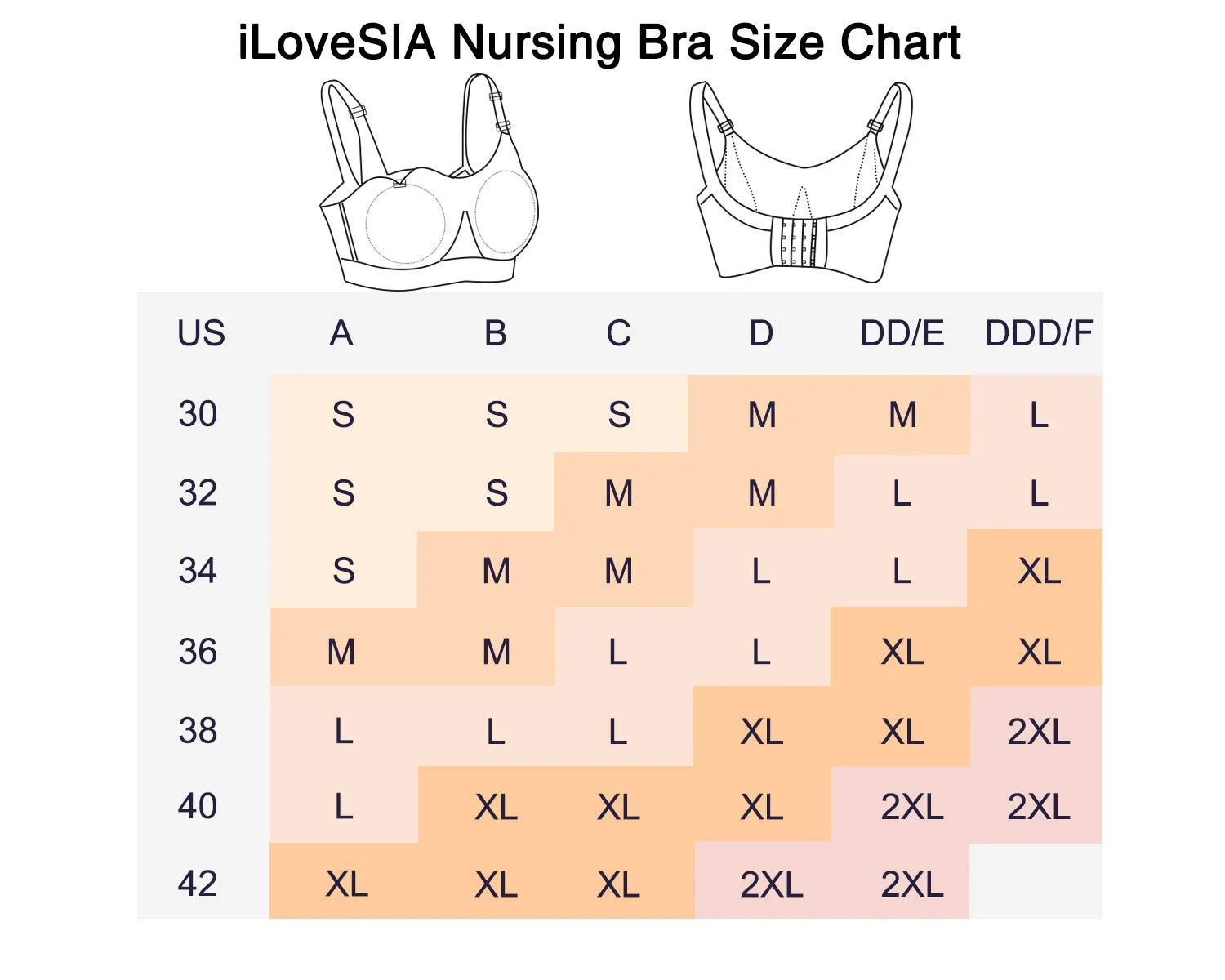 iLovesia Nursing Bra Breast Feeding Bra Womens Stretch Maternity Bra