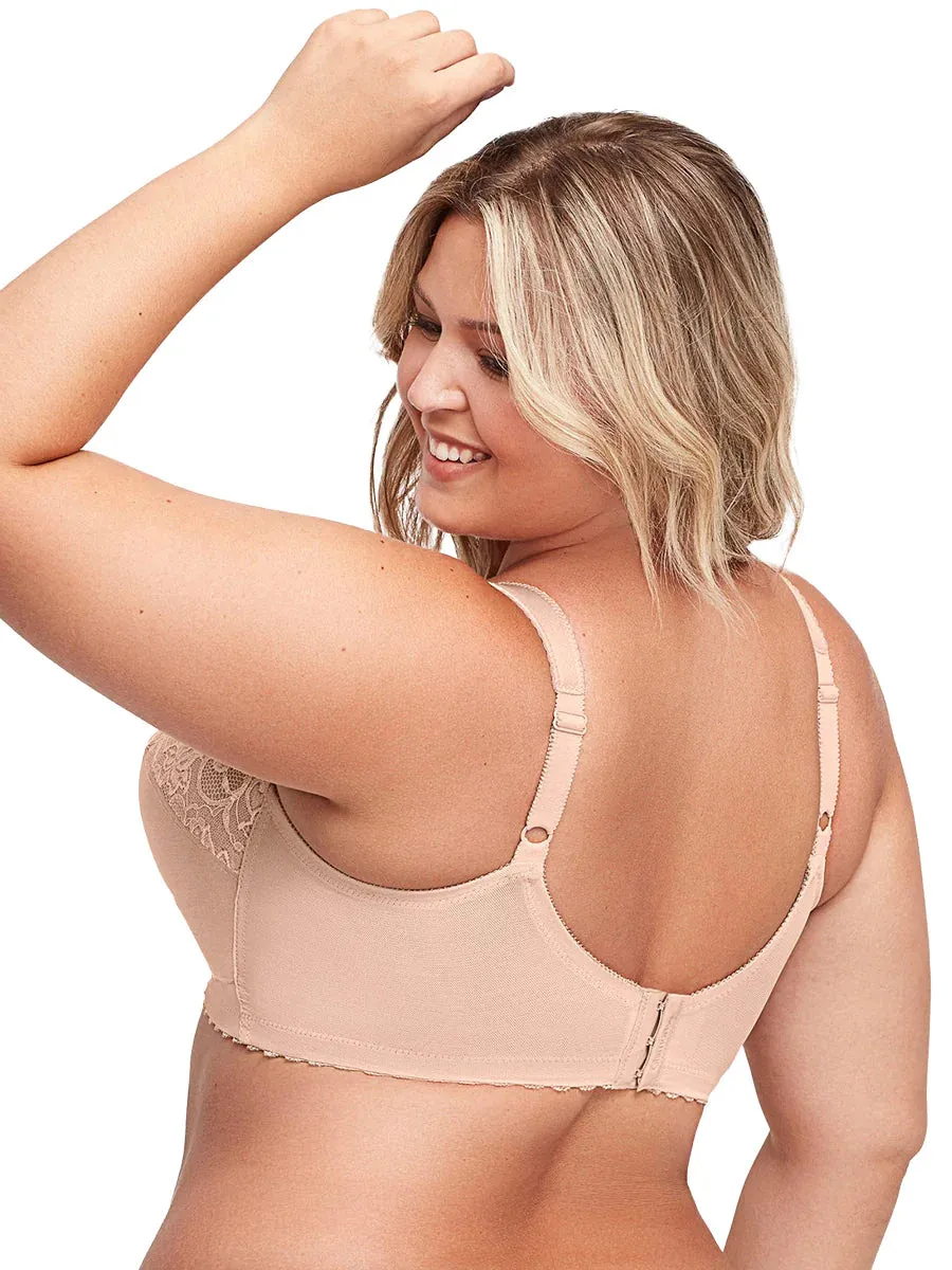 In Stock Glamorise Bra 1000 - Feel The Magic Wire-Free Support - Beige