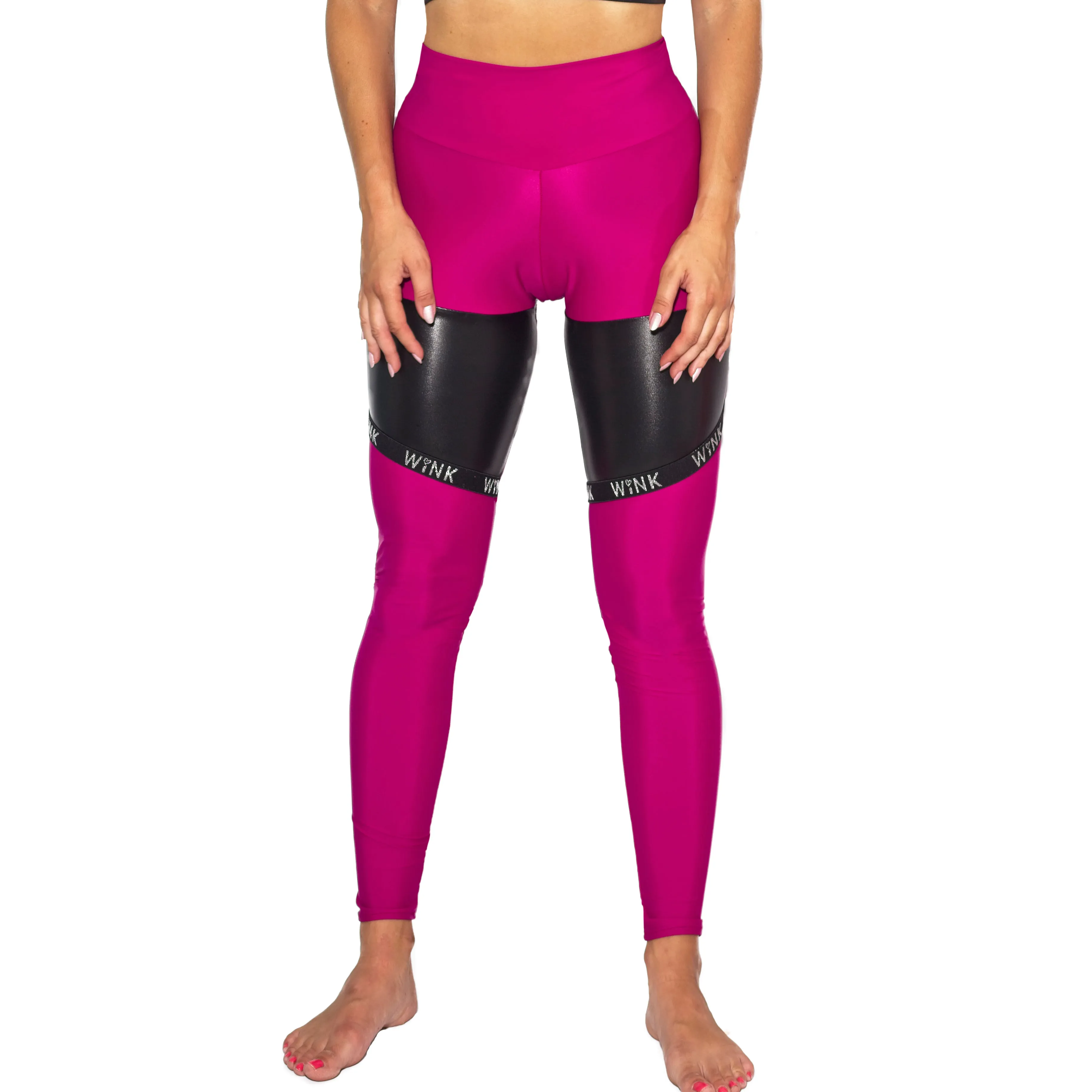 Infinity Eco High Waist Leggings - Black