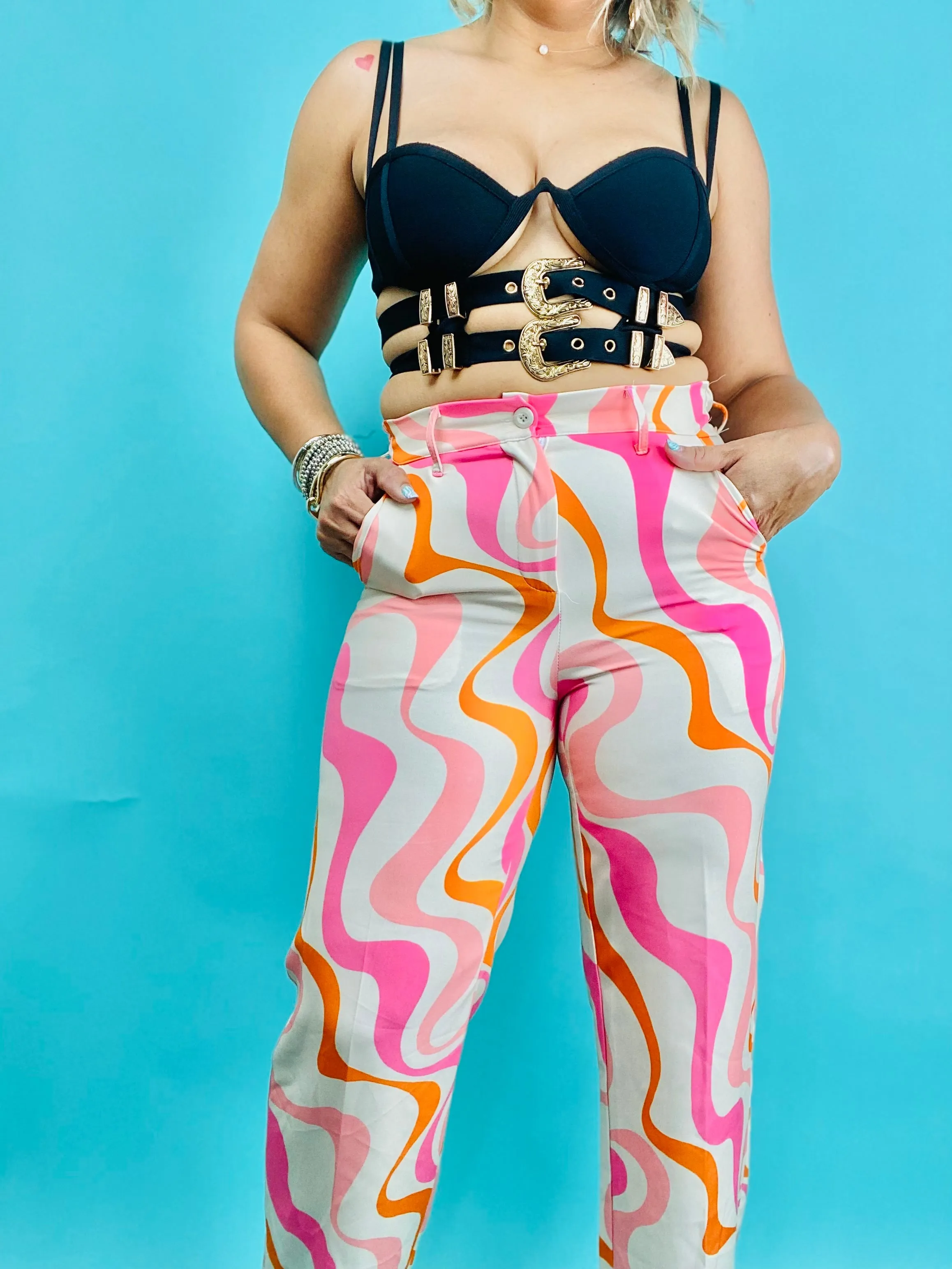 Italy high waist pant