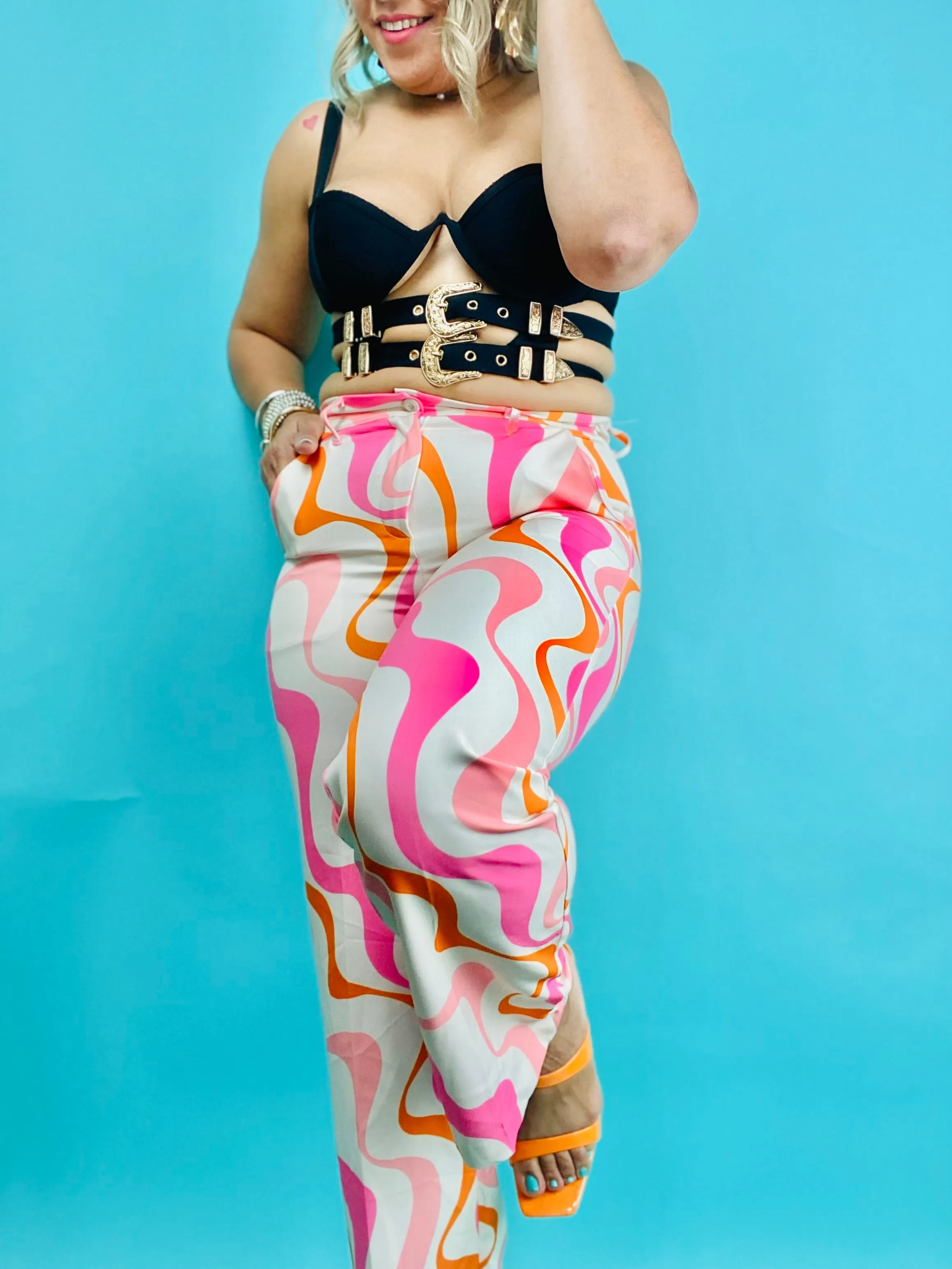 Italy high waist pant