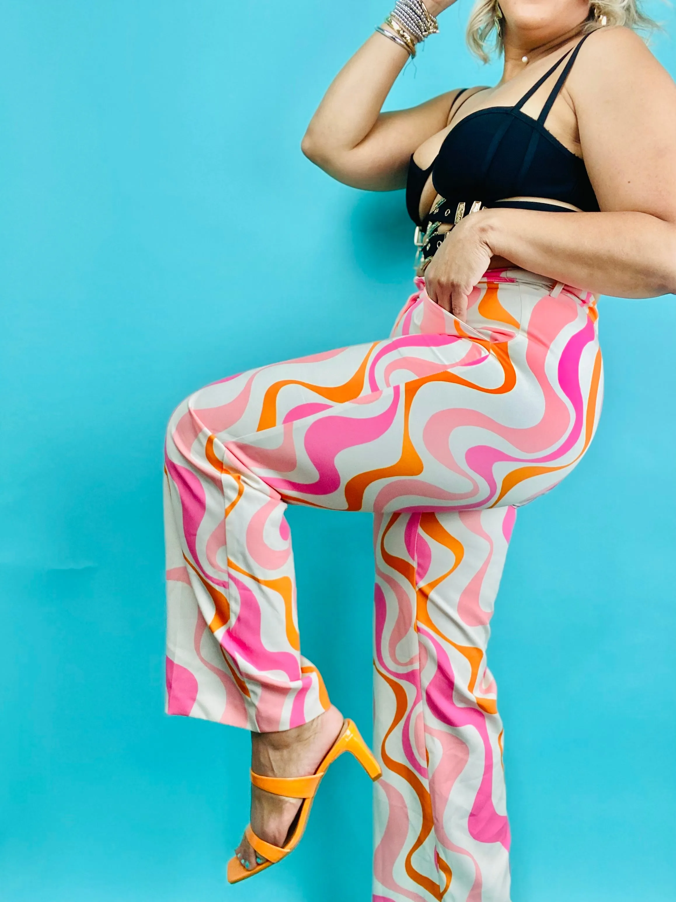Italy high waist pant