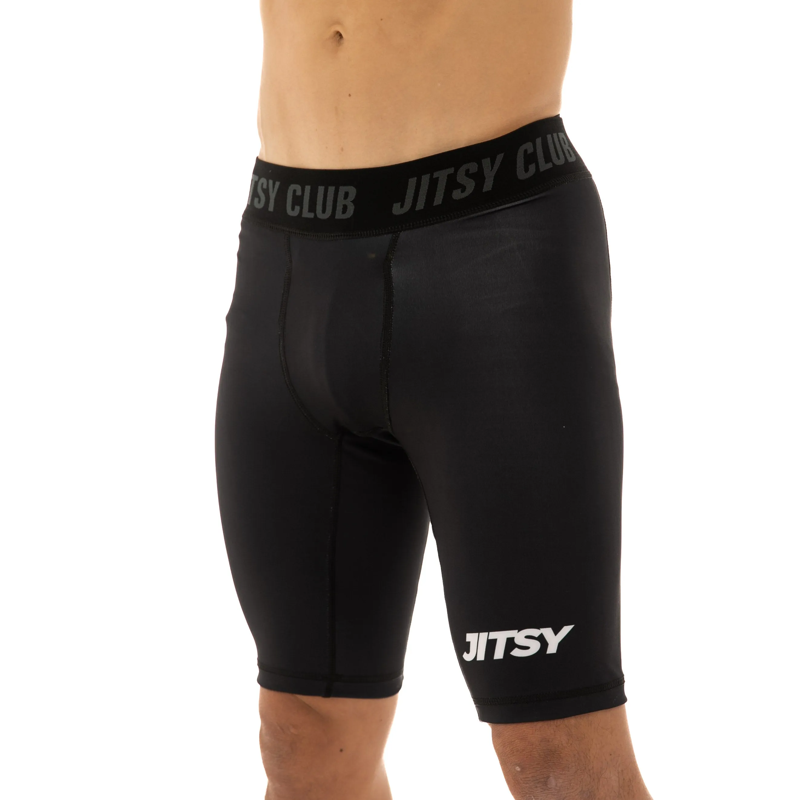 Jitsy Black Compression Shorts - Men